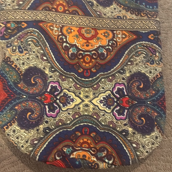 Durable fabric yoga mat carrier with pocket and zipper pocket. Custom-made. - Picture 5 of 7